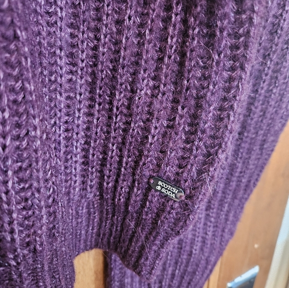 NWT Scotch & Soda Amsterdam Pink Purple Women's Sweater L - Picture 5 of 7